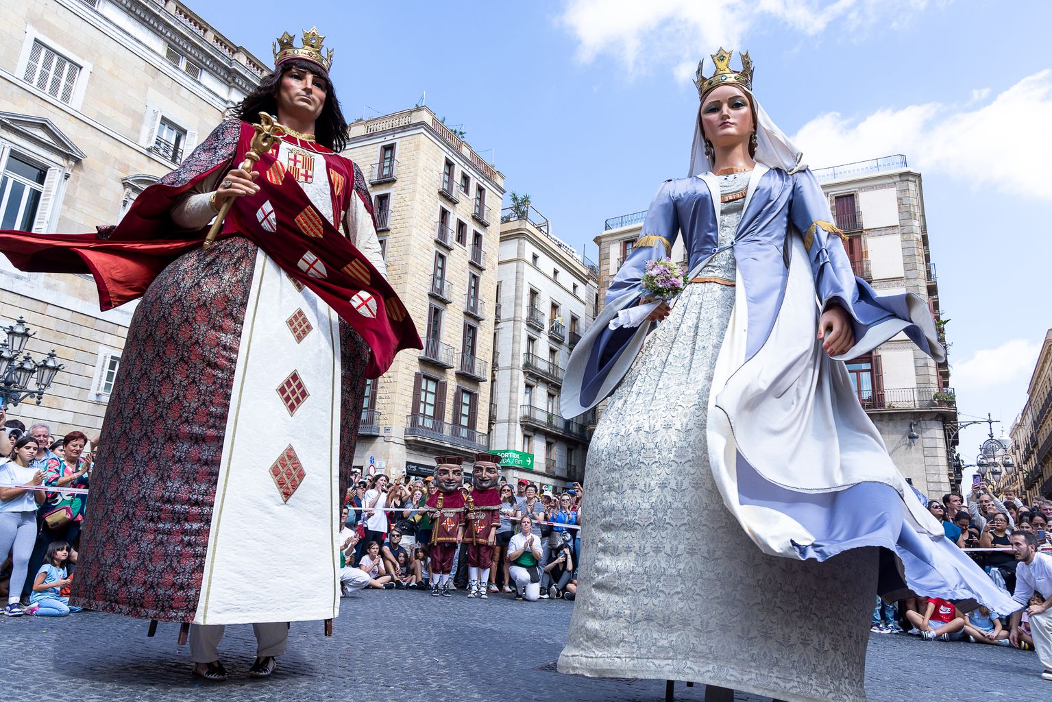 Ball dels Gegants de la Ciutat amb motiu del dia de la Mercè