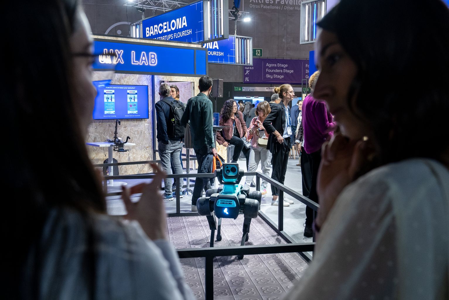 Demostració d’un robot al 4YFN