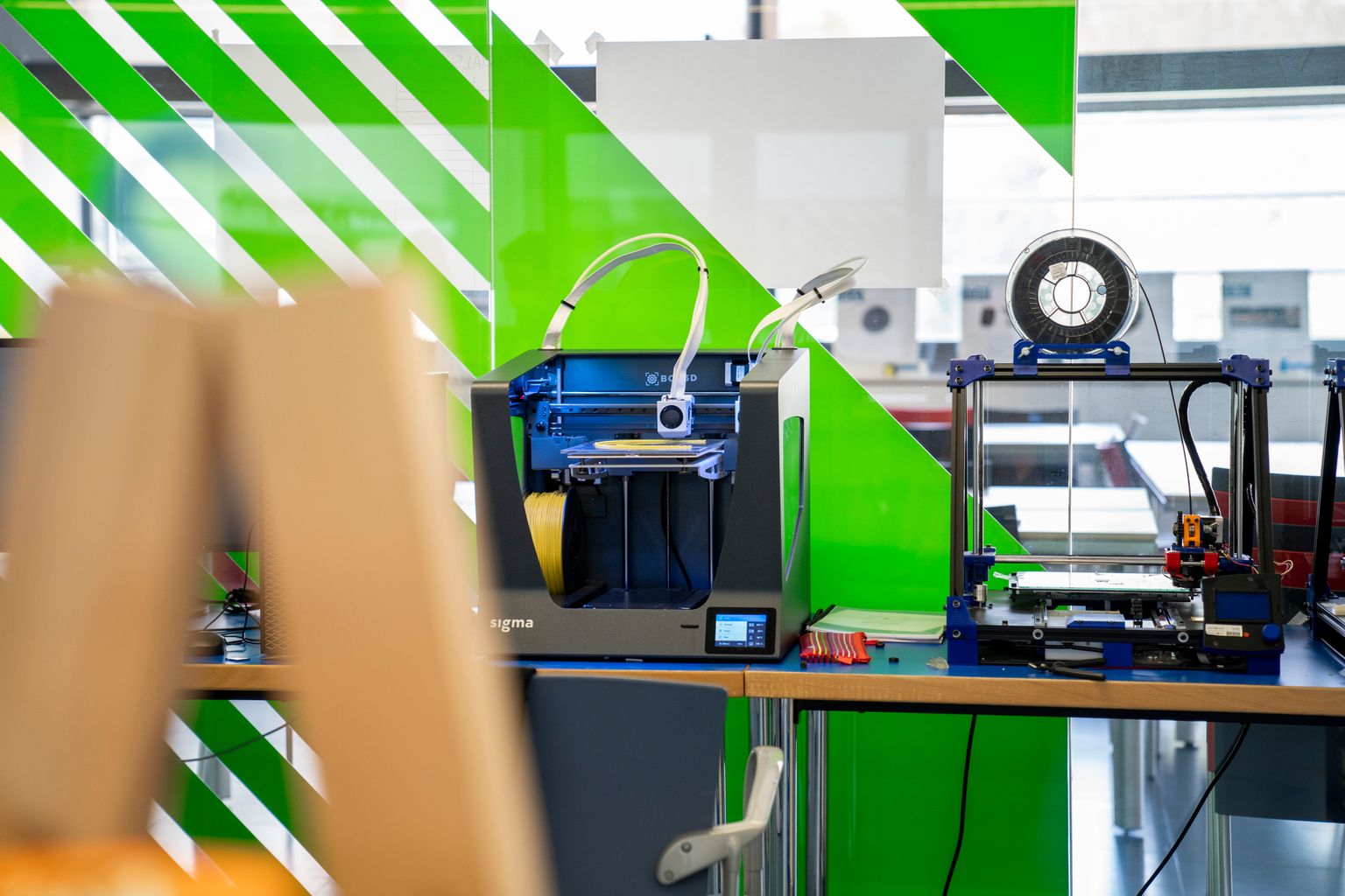 Impressores 3D en un dels ateneus de fabricació