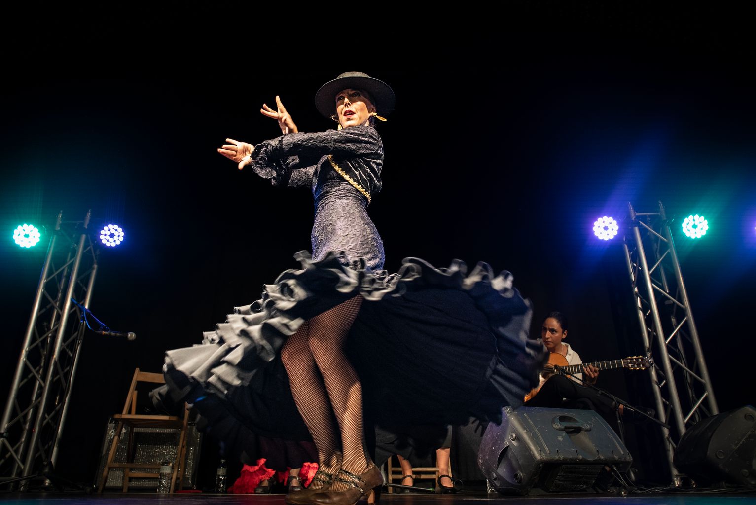 Actuació de Flamenco Metropolitano a la Fabra i Coats promogut per Acció Cultura Viva amb motiu de les festes de la Mercè