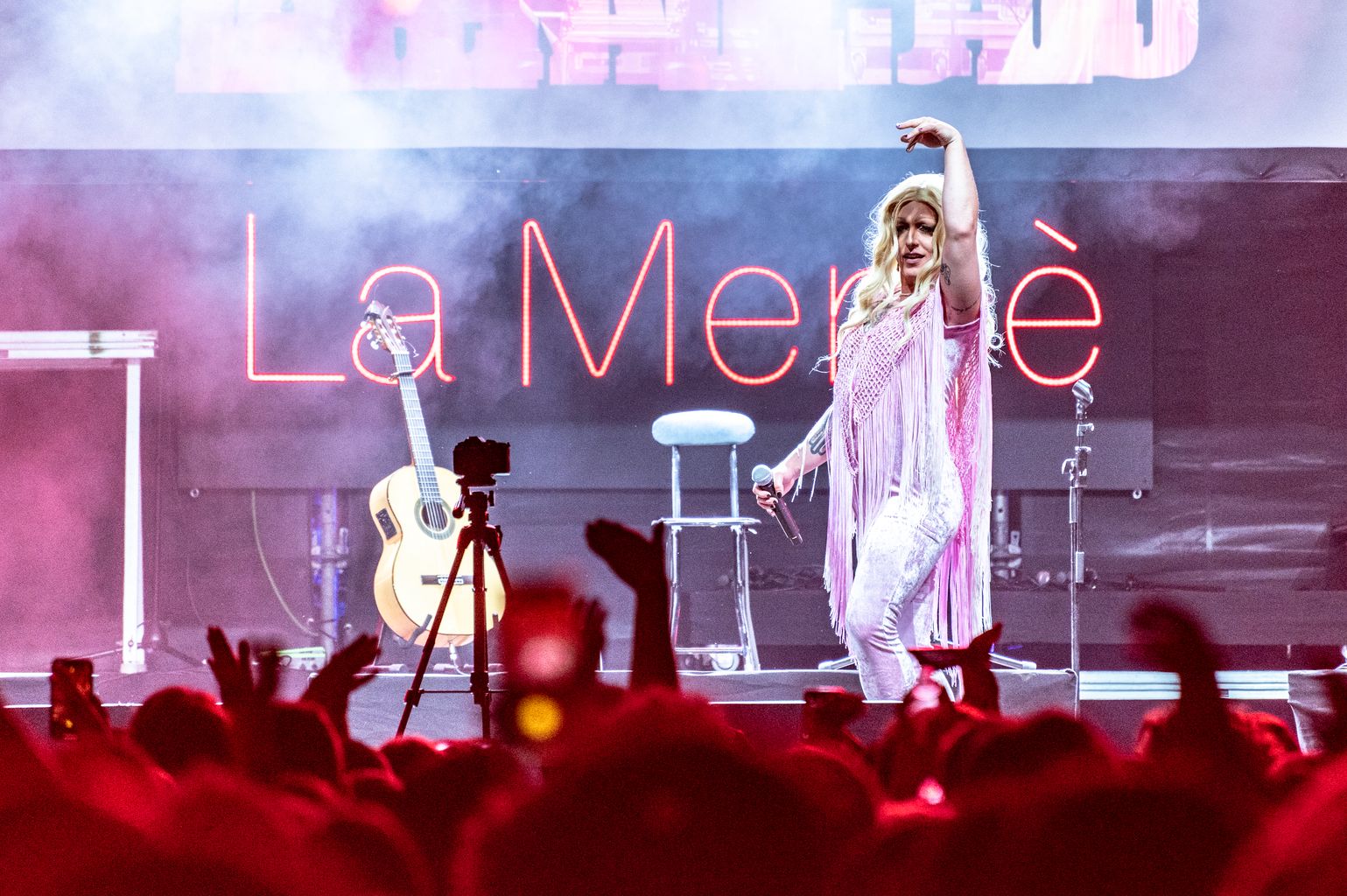 Moment de l’actuació de Flamenco Queer a les festes de la Mercè