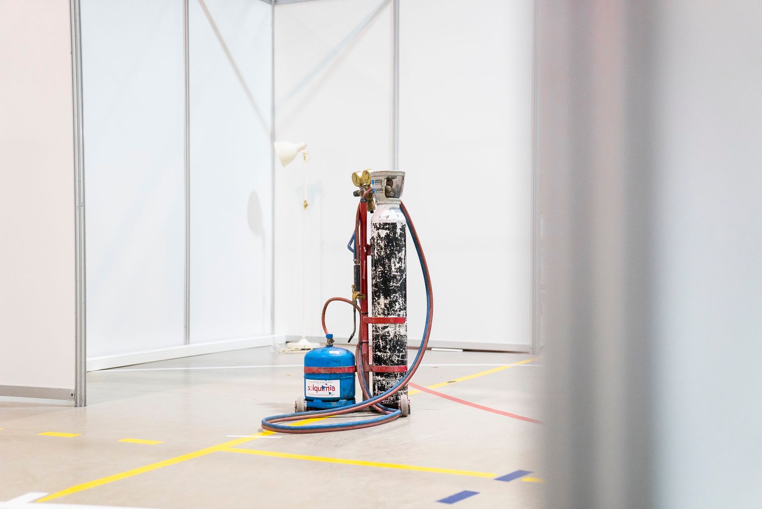 Pavelló Salut Claror. Bombones per a soldadures