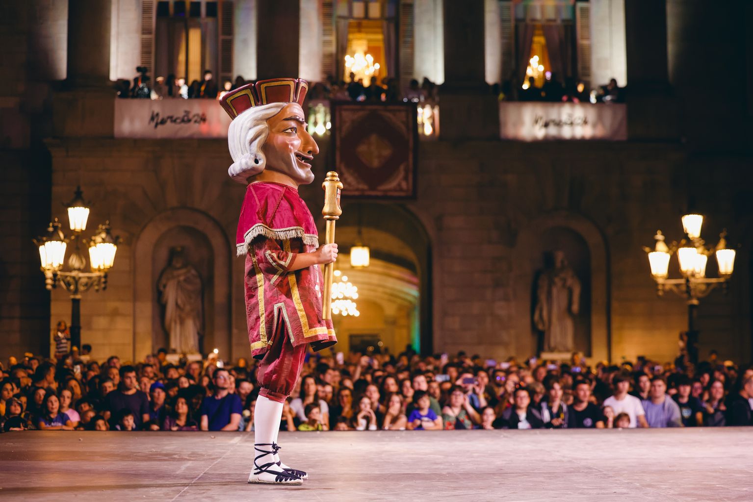 Ball del Nan Macer al toc d'inici de la Mercè 2024