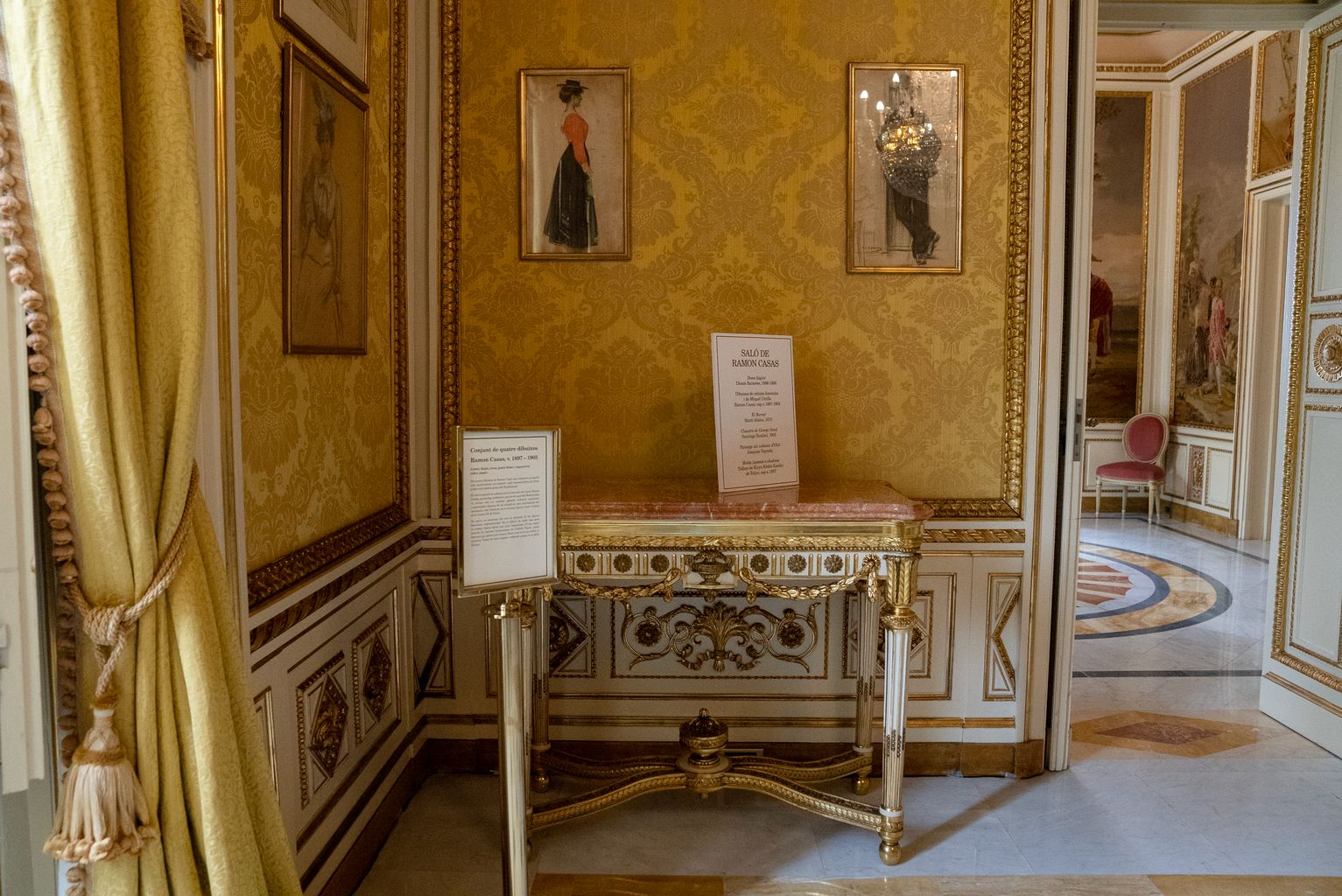 Informació sobre la Sala de Ramon Casas del Palauet Albéniz