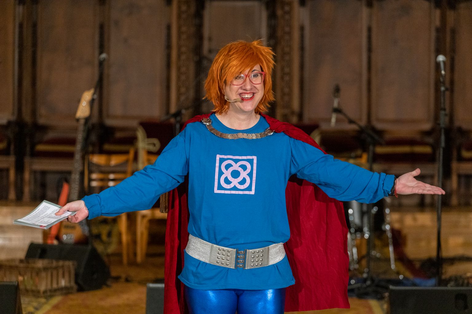 La Súper Laia presenta l'acte del Pregó dels Infants de les Festes de Santa Eulàlia 2022.