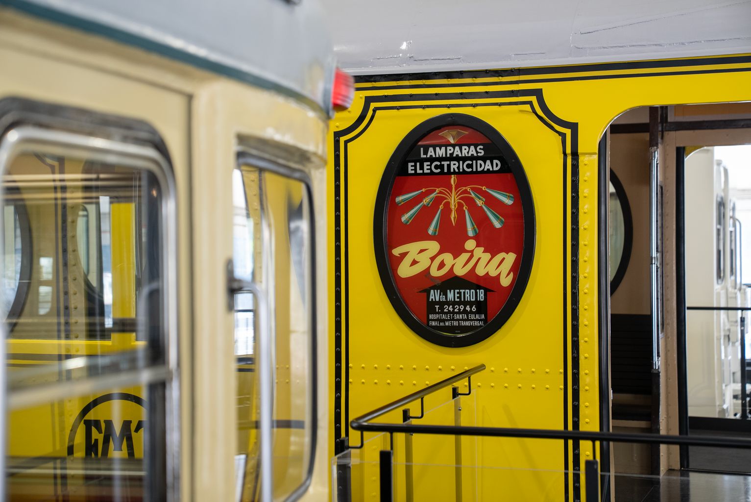 Metro antic de l’exposició de vehicles històrics