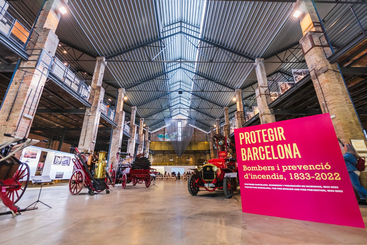 Exposició "Protegir Barcelona. Bombers i prevenció d'incendis, 1833-2022" al MUHBA Oliva Artés