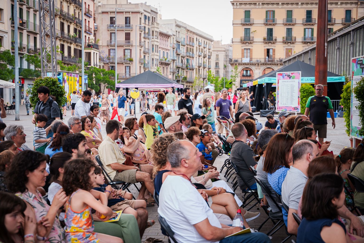 Públic assistent al dia de la Festa de la Ciència