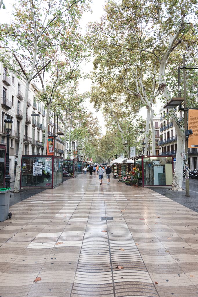 Ambient a la Rambla de Barcelona