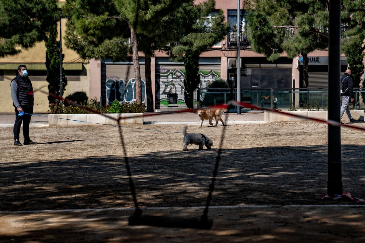 <div class='imageHoverDetail'>
             <p class='imageHoverTitle twoLineBreak'>Plaça de l’Assemblea de Catalunya on unes persones han tret a passejar els se...</p>
             <p class='imageHoverAutor oneLineBreak'>Autor: Laura Guerrero</p>
             <button class='imageHoverBtn'>Mostra els detalls de la imatge <span class='sr-only'>Plaça de l’Assemblea de Catalunya on unes persones han tret a passejar els se...</span></button>
             </div>