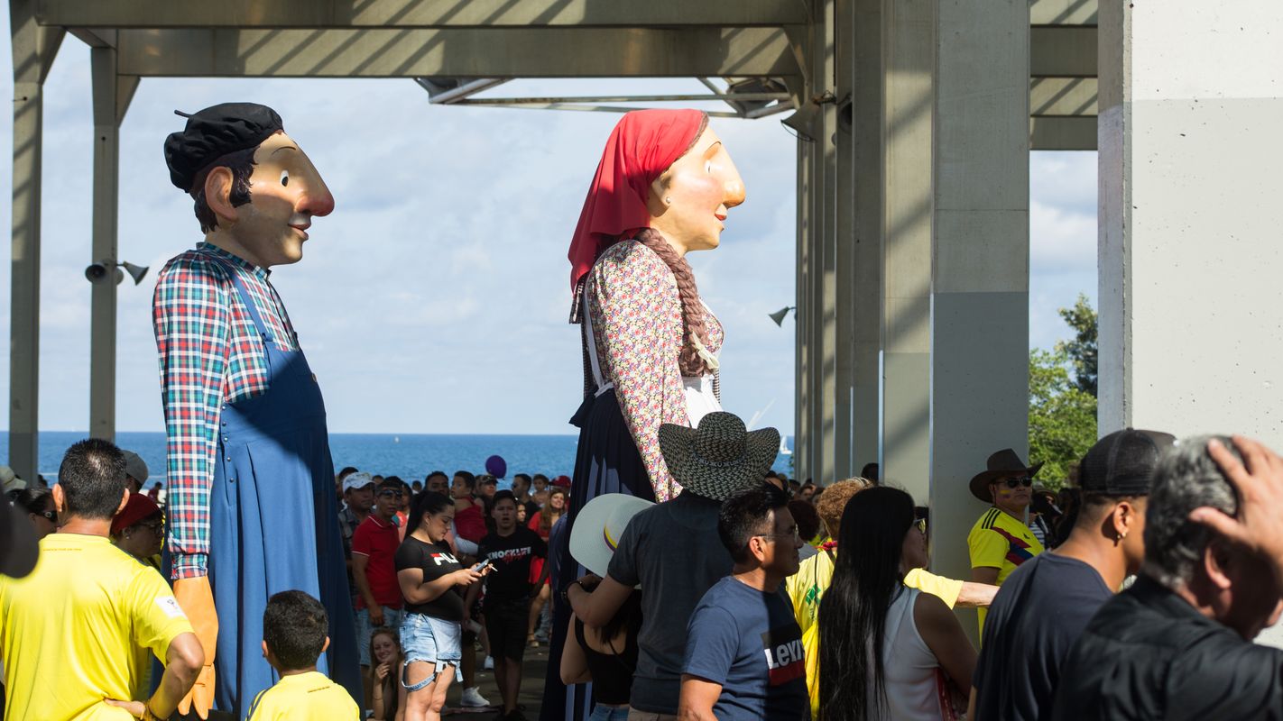 
             Gegants de Sant Medir durant els actes de la Festa Nacional de Colòmbia
             Autor: Goroka (Empresa)
             Mostra els detalls de la imatge Gegants de Sant Medir durant els actes de la Festa Nacional de Colòmbia
             