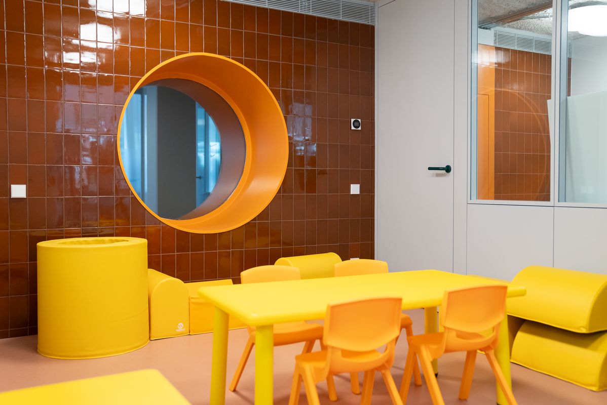 
             Sala infantil de la nova seu del Servei d