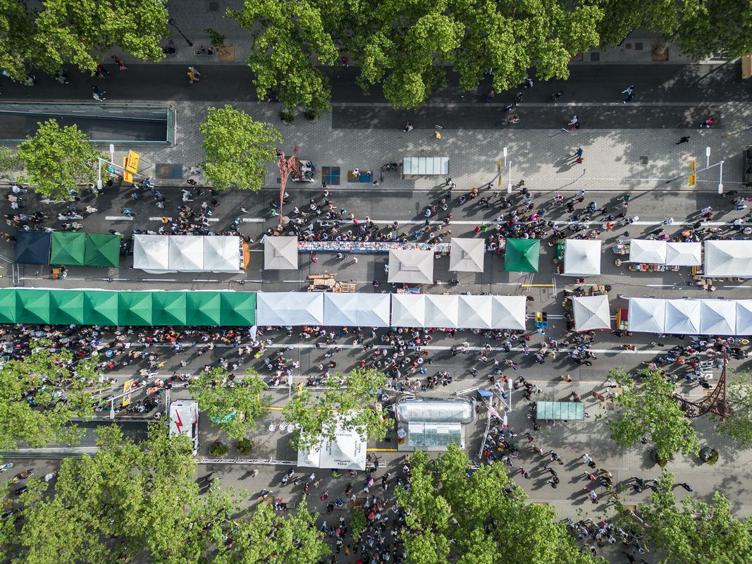 <div class='imageHoverDetail'>
             <p class='imageHoverTitle twoLineBreak'>Vista aèria zenital de les parades de Sant Jordi instal·lades al passeig de G...</p>
             <p class='imageHoverAutor oneLineBreak'>Autor: Martí Petit</p>
             <button class='imageHoverBtn'>Mostra els detalls de la imatge <span class='sr-only'>Vista aèria zenital de les parades de Sant Jordi instal·lades al passeig de G...</span></button>
             </div>