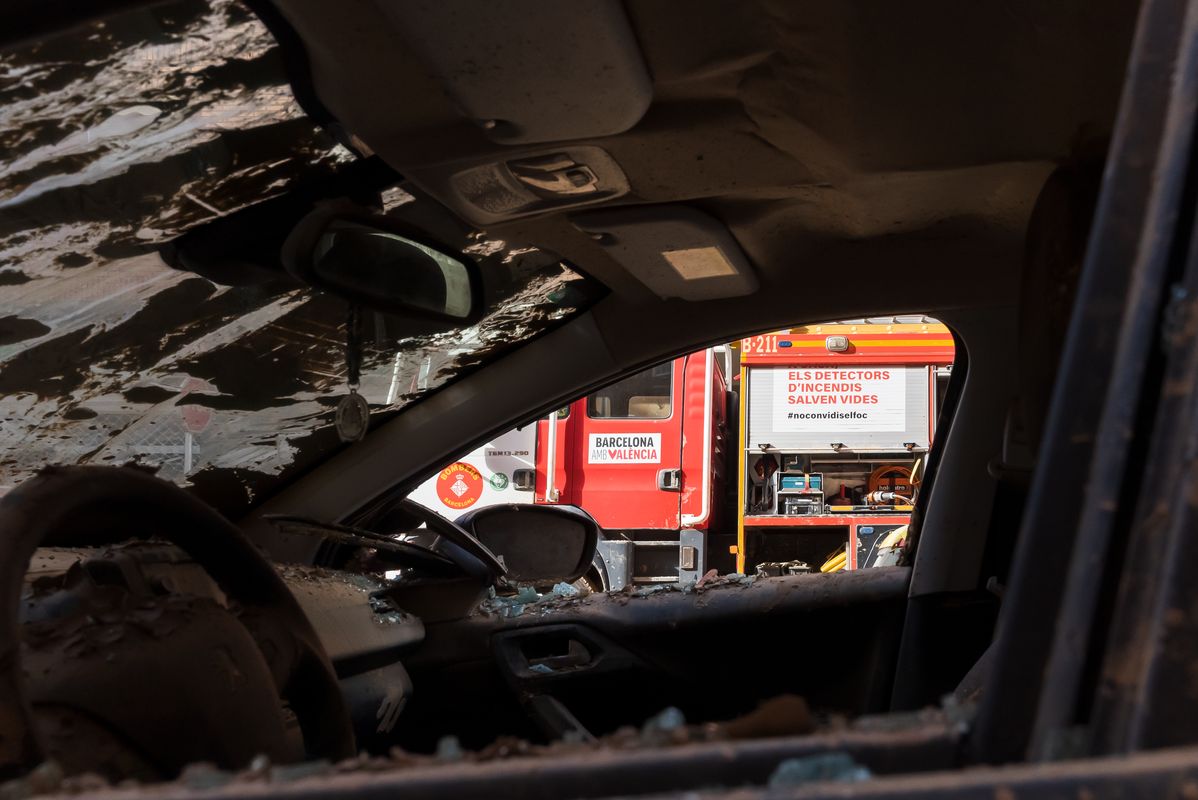 
             Interior d’un vehicle destrossat com a conseqüència del pas de la DANA a Cata...
             Autor: Josbel A. Tinoco
             Mostra els detalls de la imatge Interior d’un vehicle destrossat com a conseqüència del pas de la DANA a Cata...
             