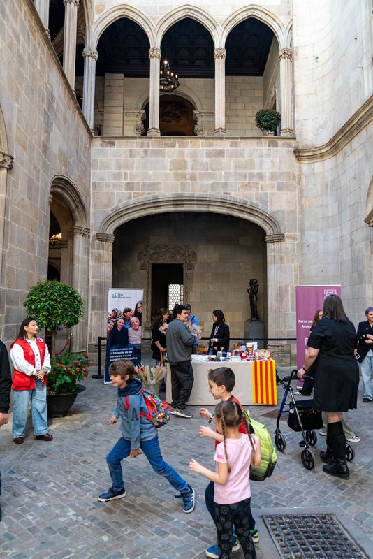 
             Vista del patio del Ayuntamiento con visitantes de las puertas abiertas y un ...
             Autor: Júlia Arnau
             Ver los detalles de la imagen Vista del patio del Ayuntamiento con visitantes de las puertas abiertas y un ...
             