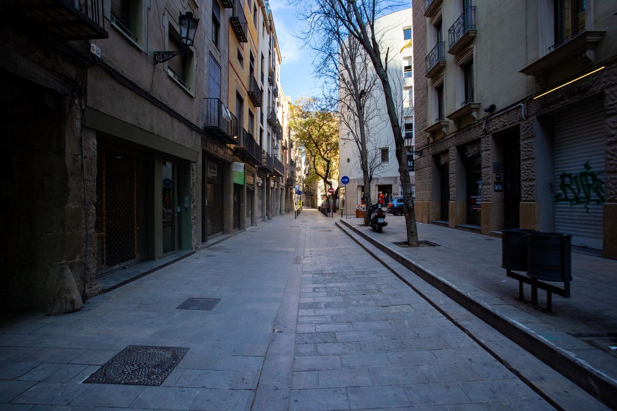 <div class='imageHoverDetail'>
             <p class='imageHoverTitle twoLineBreak'>Carrer de l’Argenteria sense activitat ni turistes. Districte de Ciutat Vella...</p>
             <p class='imageHoverAutor oneLineBreak'>Autor: Marc Lozano</p>
             <button class='imageHoverBtn'>Mostra els detalls de la imatge <span class='sr-only'>Carrer de l’Argenteria sense activitat ni turistes. Districte de Ciutat Vella...</span></button>
             </div>