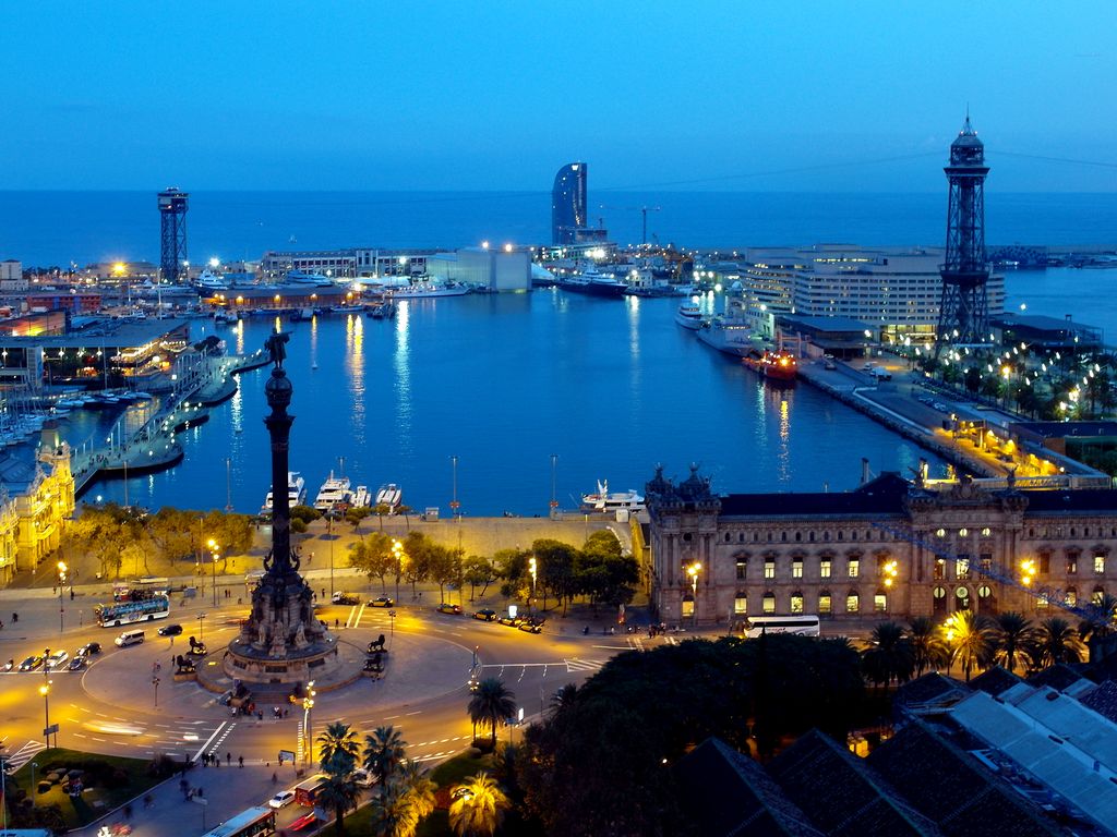 Port de Barcelona. Vista panoràmica