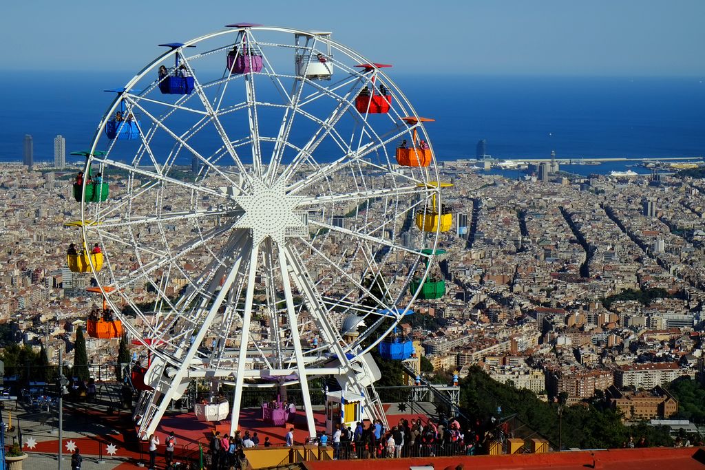 Parc d'Atraccions del Tibidabo. Roda de fira Giradabo