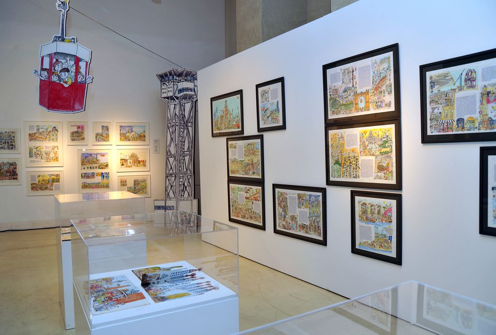 Exposició i presentació del llibre Petita història de Barcelona a la Sala Ciutat. Obres