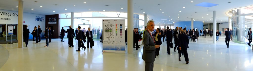 Congrés de Telefonia Mòbil 2014. Interior de la Fira