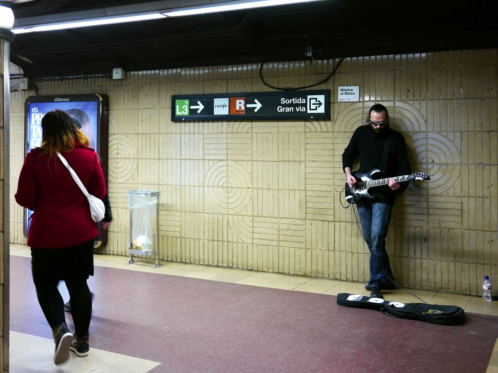 Músics al metro