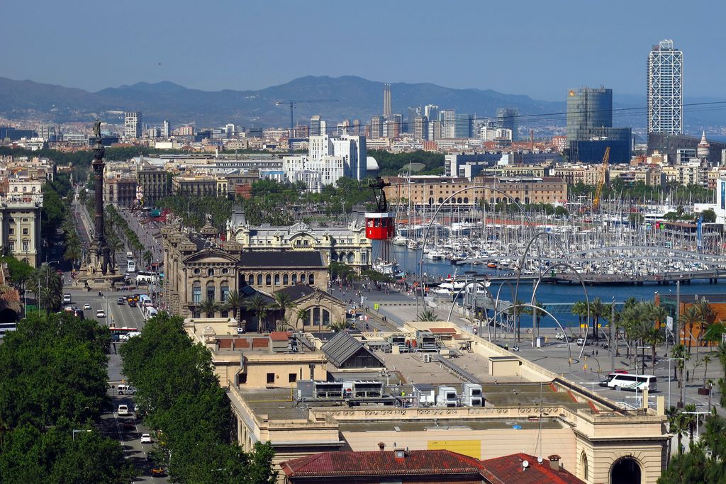 Telefèric del Port i passeig de Colom