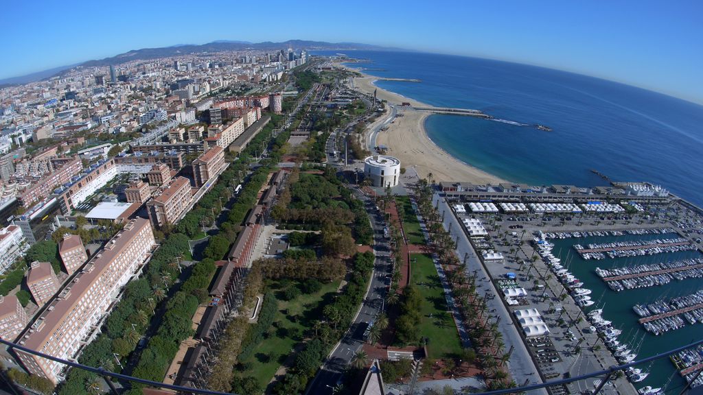 Litoral de Barcelona des del Port Olímpic