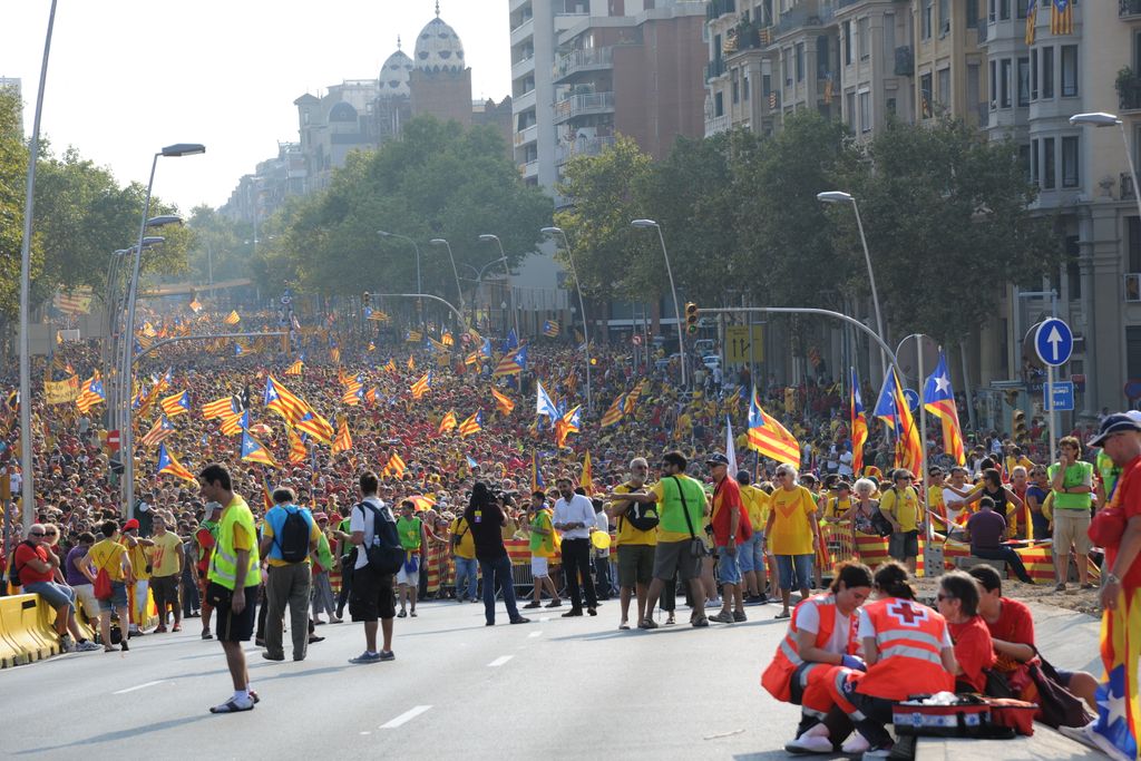 Diada de Catalunya 2014. Manifestació independentista 