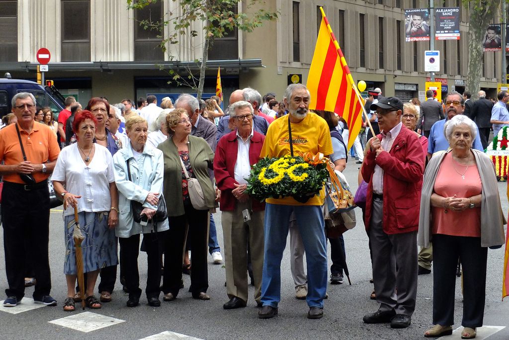 Ofrena floral de la Diada