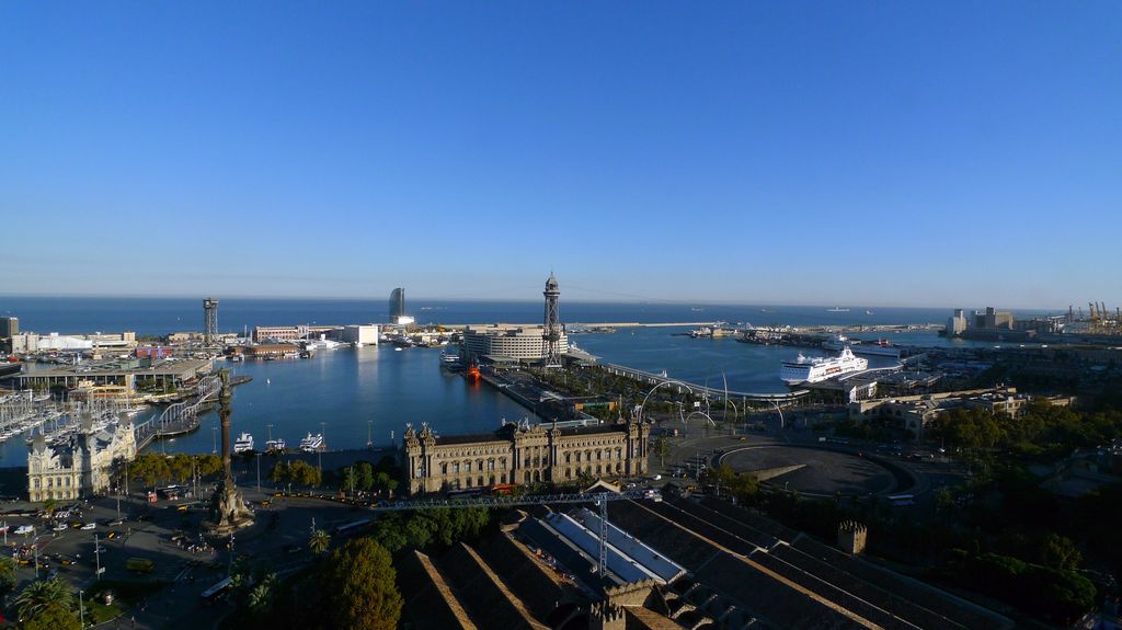 Port de Barcelona. Vista panoràmica