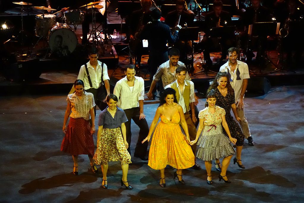 Espectacle "Swing Broadway" al Teatre Grec dins del Festival Grec