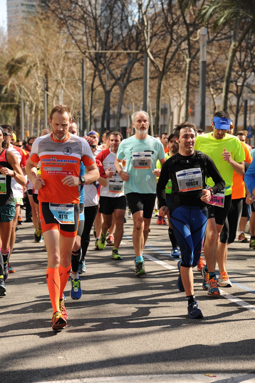 Marató de Barcelona 2015. Participants