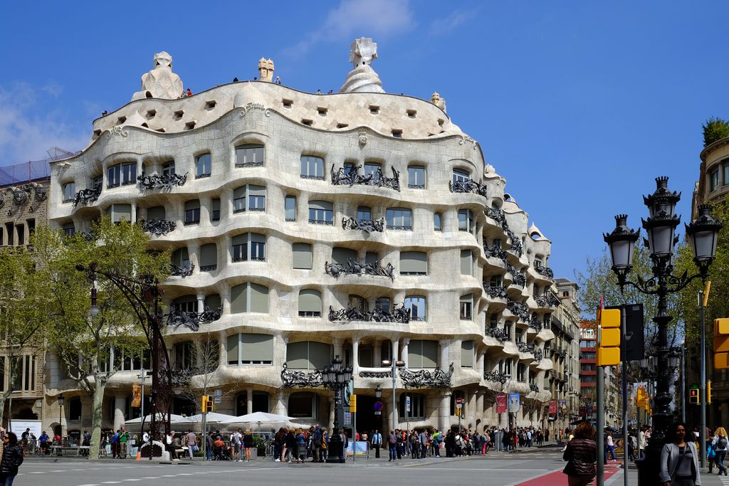 La Pedrera. Visitants