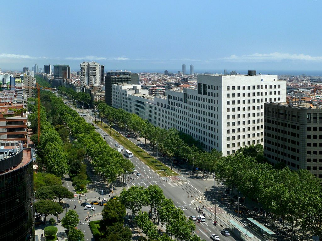 Vista parcial de Barcelona