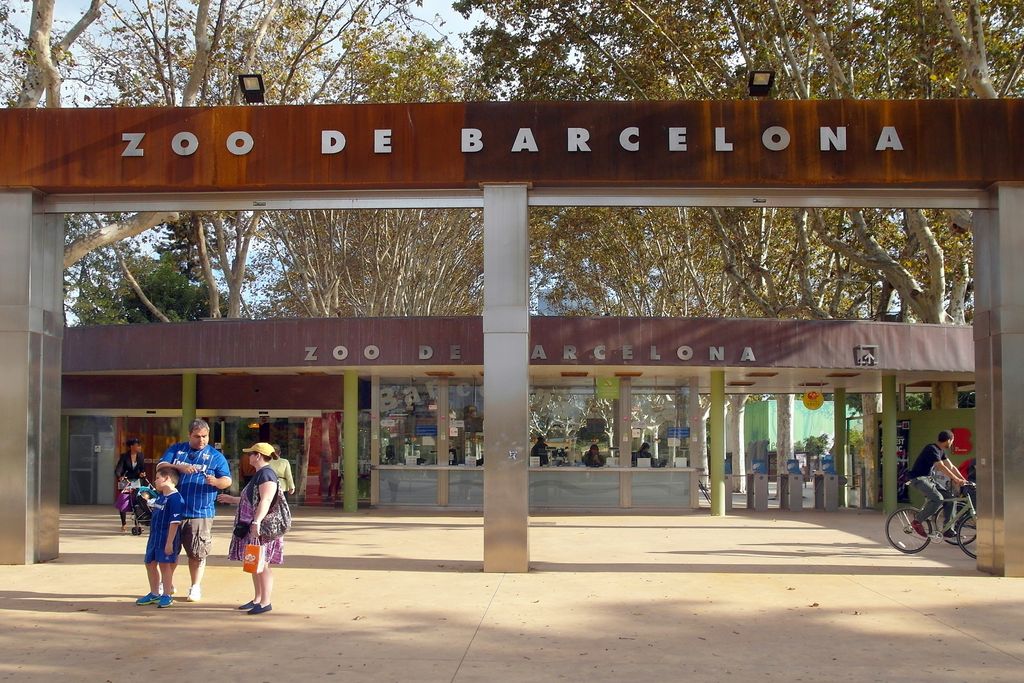 Entrada i taquilles del Zoo de Barcelona, 2010