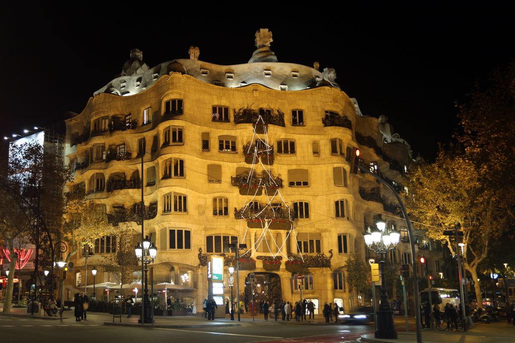 Decoració de la Pedrera al Nadal del 2014