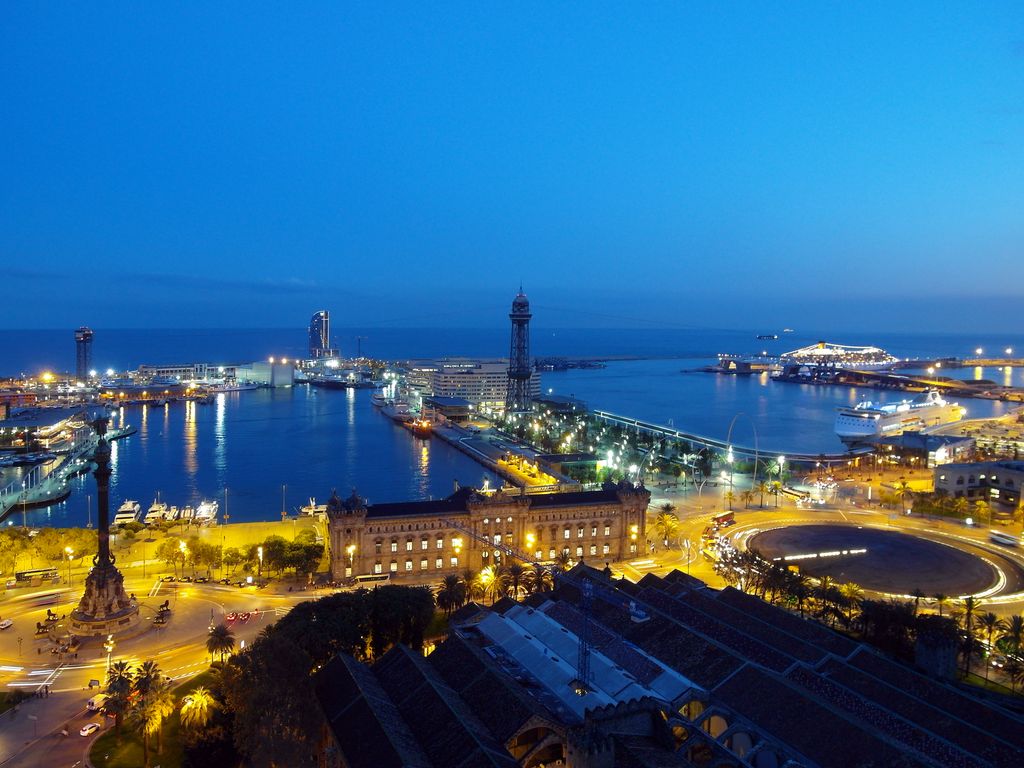 Port de Barcelona. Vista panoràmica