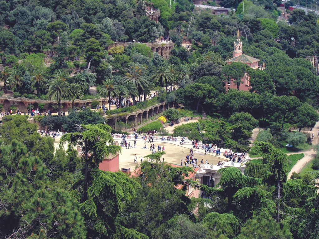 Park Güell. Vista general