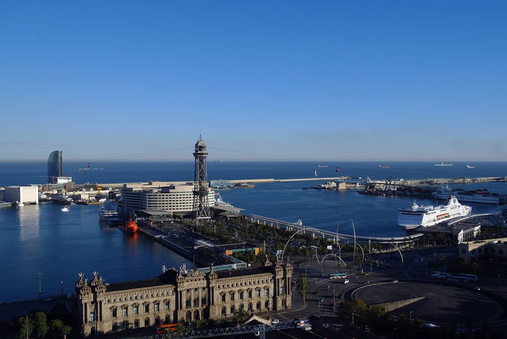 Port de Barcelona. Vista panoràmica