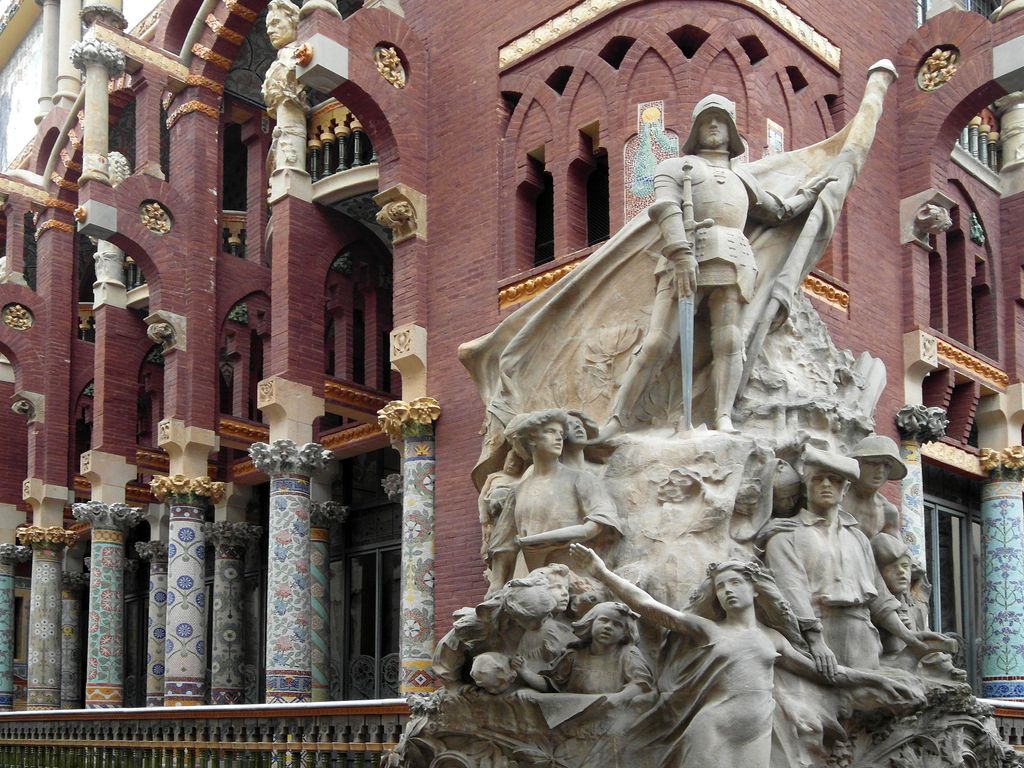 Conjunt escultòric La cançó popular catalana (escultura) de Miquel Blay del Palau de la Música