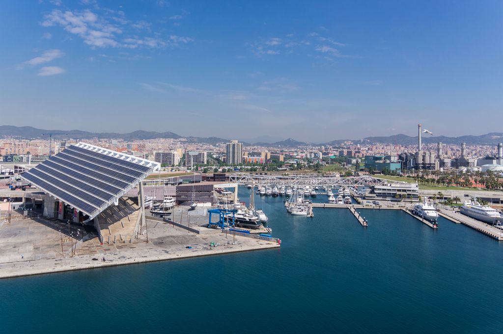 Port del Fòrum. Placa fotovoltaica