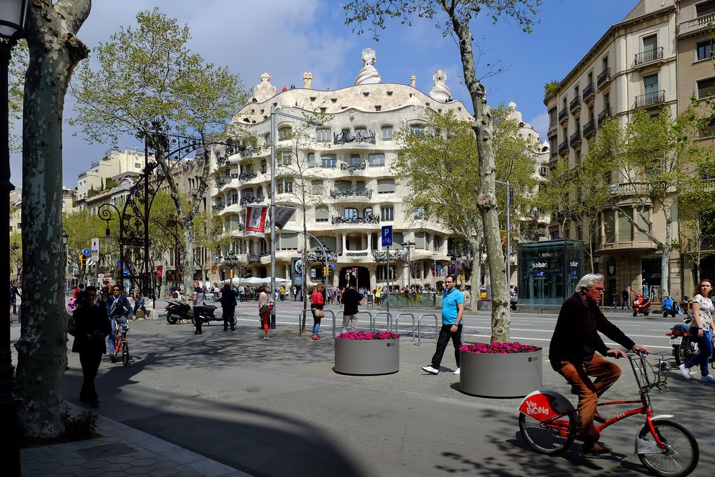 La Pedrera i passeig de Gràcia