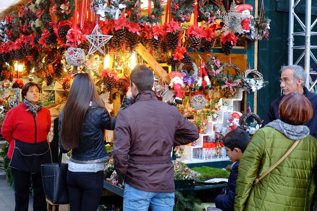 Fira de Santa Llúcia 2015. Parada de decoració nadalenca