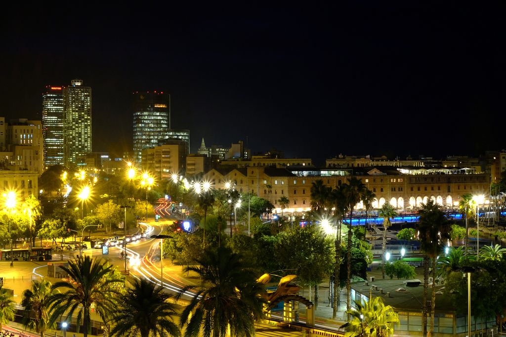 Port Vell a la nit. Museu d'Història de Catalunya