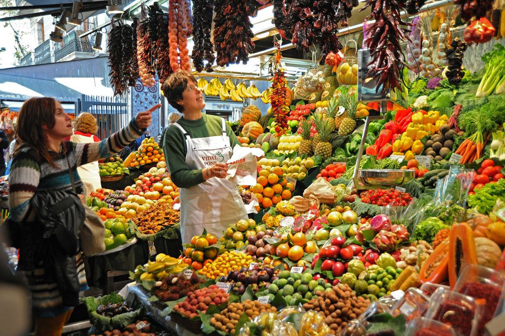 Fruita al Mercat de la Boqueria