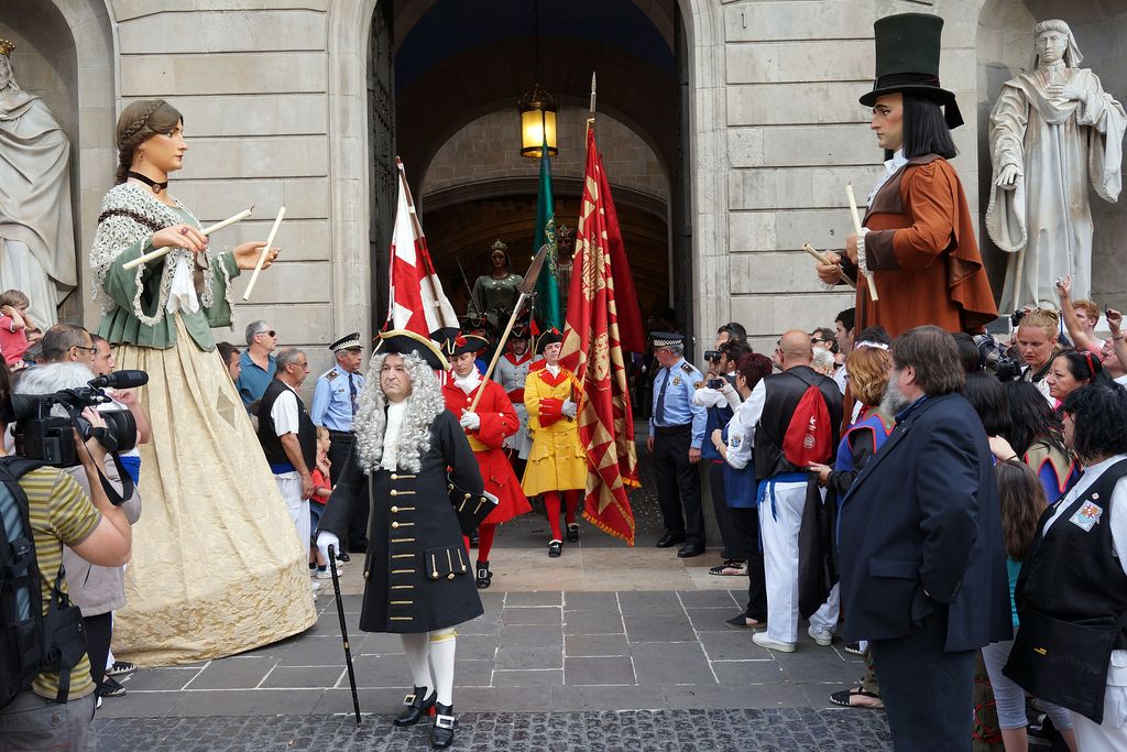 Corpus. Seguici popular. Gegants Nous de la Casa de la Caritat o de Corpus