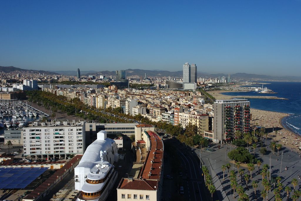 Passeig de Joan de Borbó Comte de Barcelona i la Barceloneta