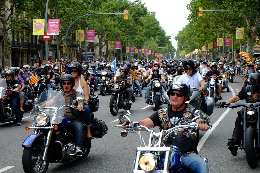 Barcelona Harley Days 2014. Passejada