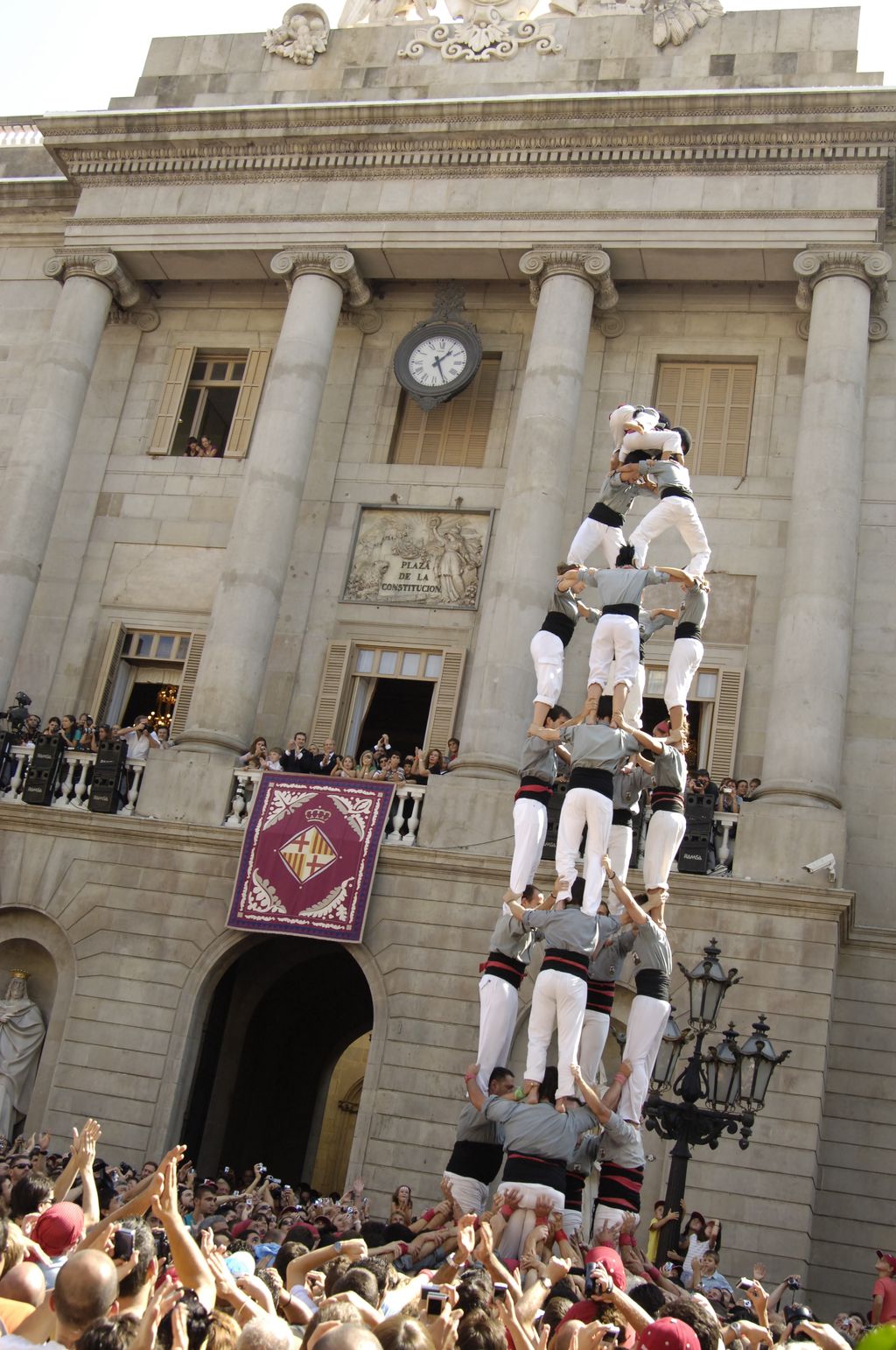 La Mercè 2009. Jornada castellera. Castellers de Sants