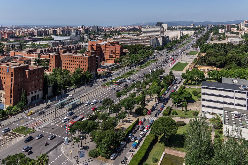 Zona Universitària de l'avinguda Diagonal